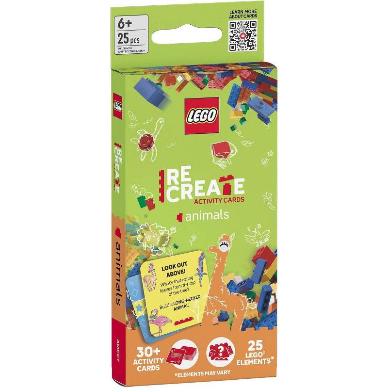 slide 2 of 6, Ameet LEGO ReCreate Activity Cards - Animals, 1 ct