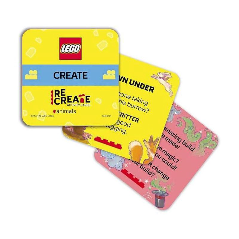 slide 4 of 6, Ameet LEGO ReCreate Activity Cards - Animals, 1 ct