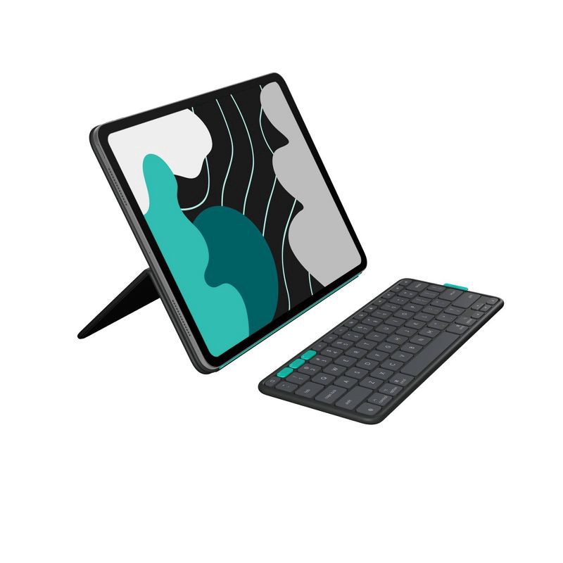 slide 1 of 11, Logitech Flip Folio, Keyboard Case for iPad Pro 13-inch (M4 & M5) & iPad Air 13-inch (M2 & M3) (2024, 2025), 1 ct