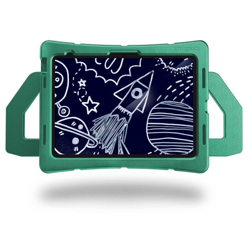 slide 1 of 5, STM duxling (iPad (A16) 10th gen) AP - Green: Impact-Resistant EVA Foam Case, 1 ct