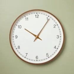 Hearth & Hand with Magnolia 20" Analog Wooden Decorative Wall Clock - Hearth & Hand™ with Magnolia