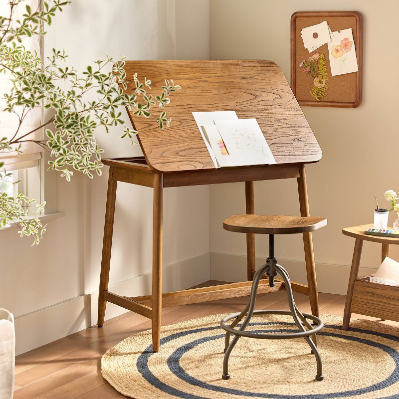 slide 2 of 3, Hearth & Hand with Magnolia Wood Rectangle Bulletin Board - Hearth & Hand™ with Magnolia, 1 ct