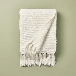 Hearth & Hand with Magnolia Textured Woven Throw Blanket Sour Cream - Hearth & Hand™ with Magnolia