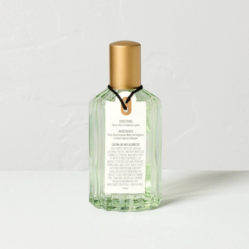 slide 3 of 4, Hearth & Hand with Magnolia Ribbed Colored Glass Pomelo Room Spray 4.05 fl oz - Hearth & Hand™ with Magnolia, 4.05 fl oz