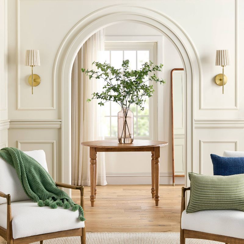 slide 2 of 3, Hearth & Hand with Magnolia Knit Throw Blanket Green - Hearth & Hand™ with Magnolia, 1 ct