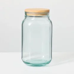 Hearth & Hand with Magnolia 64oz Canister Recycled Glass - Hearth & Hand™ with Magnolia