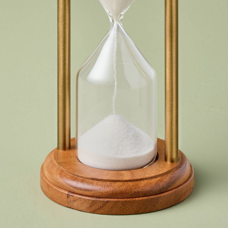 slide 3 of 3, Hearth & Hand with Magnolia 7.75" Tabletop Decorative Hourglass - Hearth & Hand™ with Magnolia, 1 ct