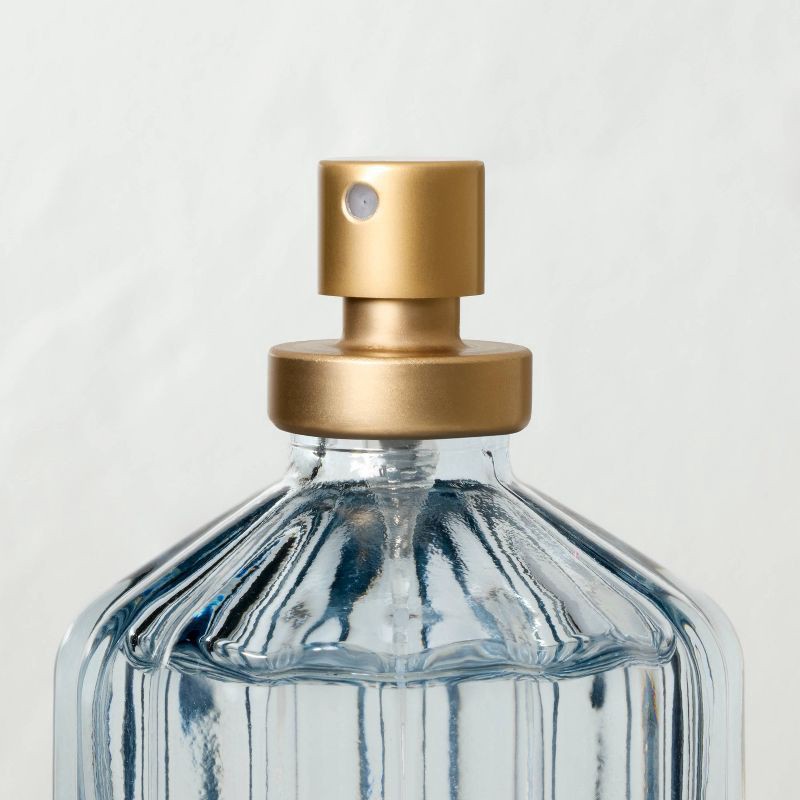 slide 4 of 4, Hearth & Hand with Magnolia Ribbed Colored Glass Canvas Room Spray 4.05 fl oz - Hearth & Hand™ with Magnolia, 4.05 fl oz