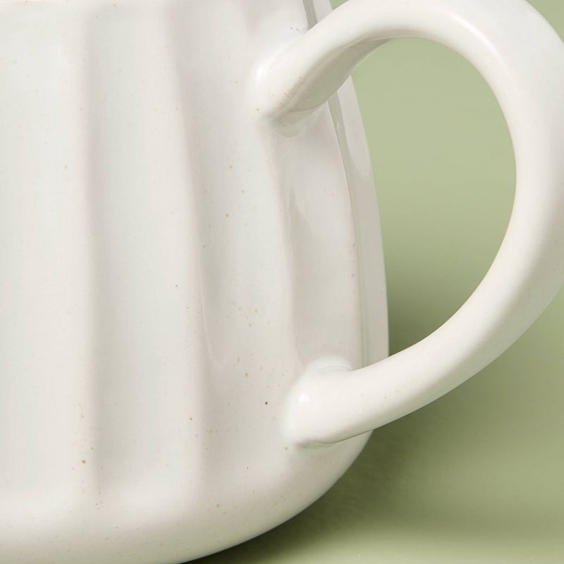 slide 3 of 3, Hearth & Hand with Magnolia 15 fl oz Stoneware Coffee Mug Sour Cream - Hearth & Hand™ with Magnolia, 15 fl oz