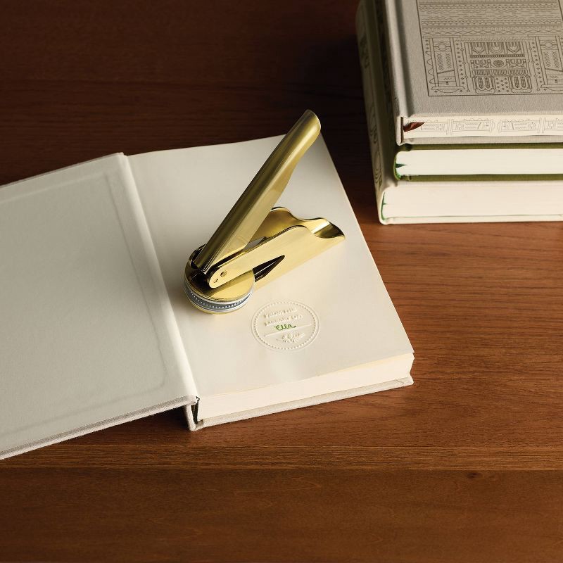 slide 2 of 3, Hearth & Hand with Magnolia Brass Page Press - Hearth & Hand™ with Magnolia, 1 ct