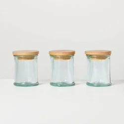Hearth & Hand with Magnolia Set of 3 Recycled Glass Spice Containers - Hearth & Hand™ with Magnolia