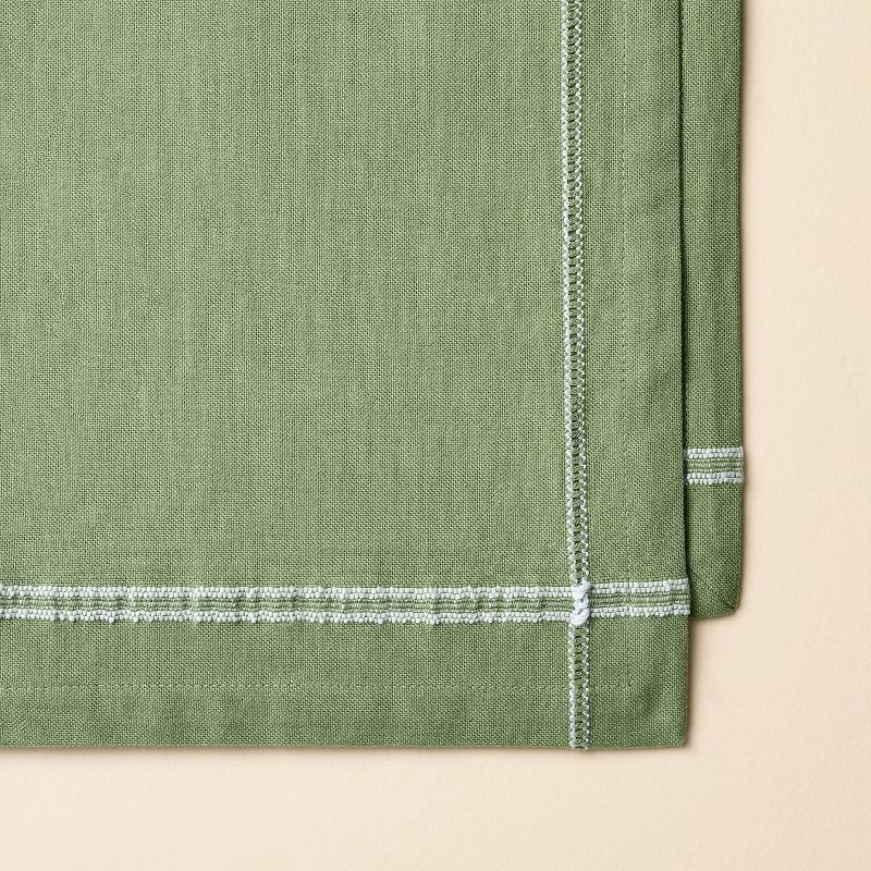slide 3 of 3, Hearth & Hand with Magnolia 72"x14" Table Runner Green - Hearth & Hand™ with Magnolia, 1 ct