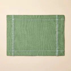 Hearth & Hand with Magnolia Placemat Green - Hearth & Hand™ with Magnolia