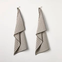 Hearth & Hand with Magnolia Set of 2 Kitchen Towels Gray - Hearth & Hand™ with Magnolia