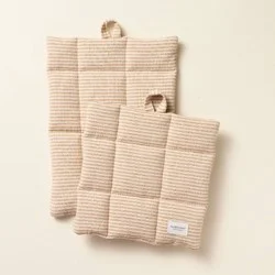 Hearth & Hand with Magnolia Pot Holder Natural Stripe - Hearth & Hand™ with Magnolia