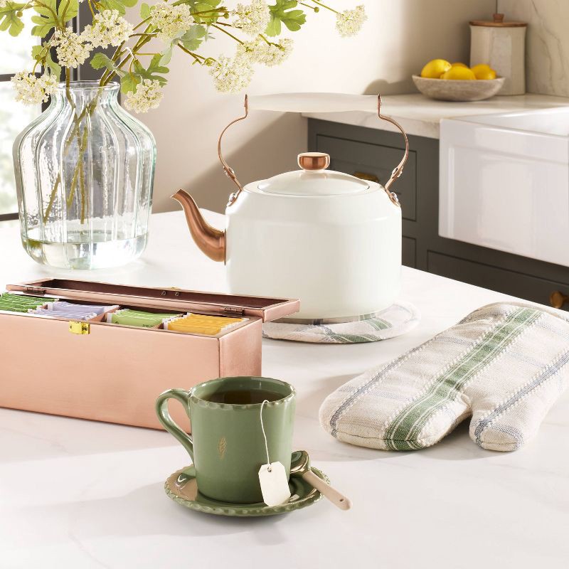 slide 2 of 3, Hearth & Hand with Magnolia Oven Mitts Plaid - Hearth & Hand™ with Magnolia, 1 ct