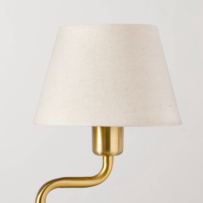 slide 4 of 5, Hearth & Hand with Magnolia Swivel Accent Table Lamp with Mid Tone Wood Tray - Hearth & Hand™ with Magnolia, 1 ct