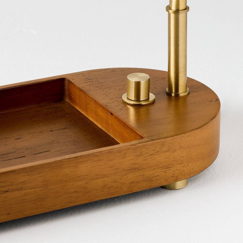 slide 5 of 5, Hearth & Hand with Magnolia Swivel Accent Table Lamp with Mid Tone Wood Tray - Hearth & Hand™ with Magnolia, 1 ct