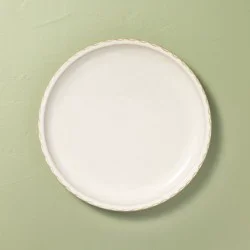 Hearth & Hand with Magnolia 10.5" Pinched Edge Dinner Plate Sour Cream - Hearth & Hand™ with Magnolia