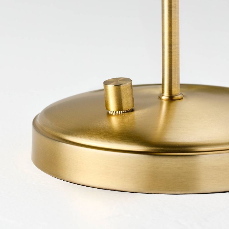 slide 4 of 4, Hearth & Hand with Magnolia Hinge Desk Table Lamp Green/Brass - Hearth & Hand™ with Magnolia, 1 ct