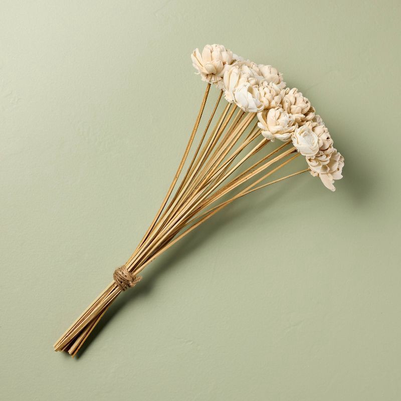slide 1 of 4, Hearth & Hand with Magnolia Curled Wood Flower Stem Bundle - Hearth & Hand™ with Magnolia, 1 ct