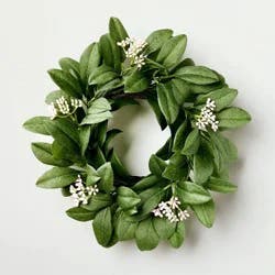 Hearth & Hand with Magnolia 12" Mini Seeded Green Leaf Wreath - Hearth & Hand™ with Magnolia