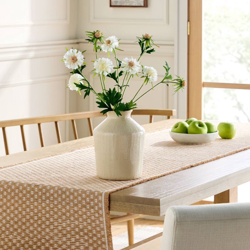 slide 2 of 3, Hearth & Hand with Magnolia 25" Scabiosa Artificial Stem White - Hearth & Hand™ with Magnolia, 1 ct