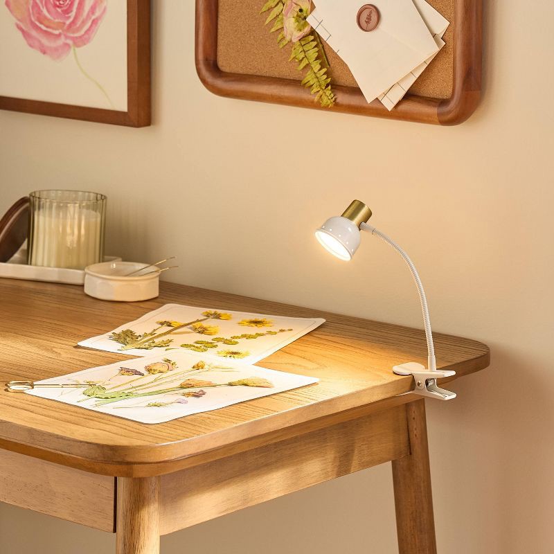 slide 2 of 5, Hearth & Hand with Magnolia Reading Book Light Sour Cream - Hearth & Hand™ with Magnolia, 1 ct