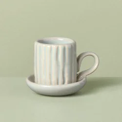 Hearth & Hand with Magnolia Textured Ceramic Match Holder Blue - Hearth & Hand™ with Magnolia