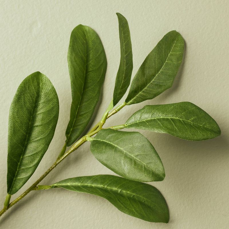 slide 3 of 3, Hearth & Hand with Magnolia 25" Apple Leaf Artificial Stem Green - Hearth & Hand™ with Magnolia, 1 ct
