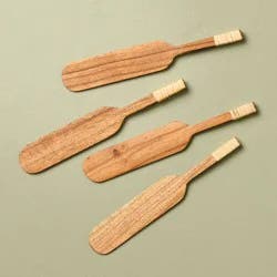 Hearth & Hand with Magnolia 4pc Wood Jam Utensils - Hearth & Hand™ with Magnolia