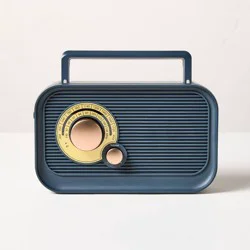 Hearth & Hand with Magnolia Portable Radio Navy/Brass - Hearth & Hand™ with Magnolia