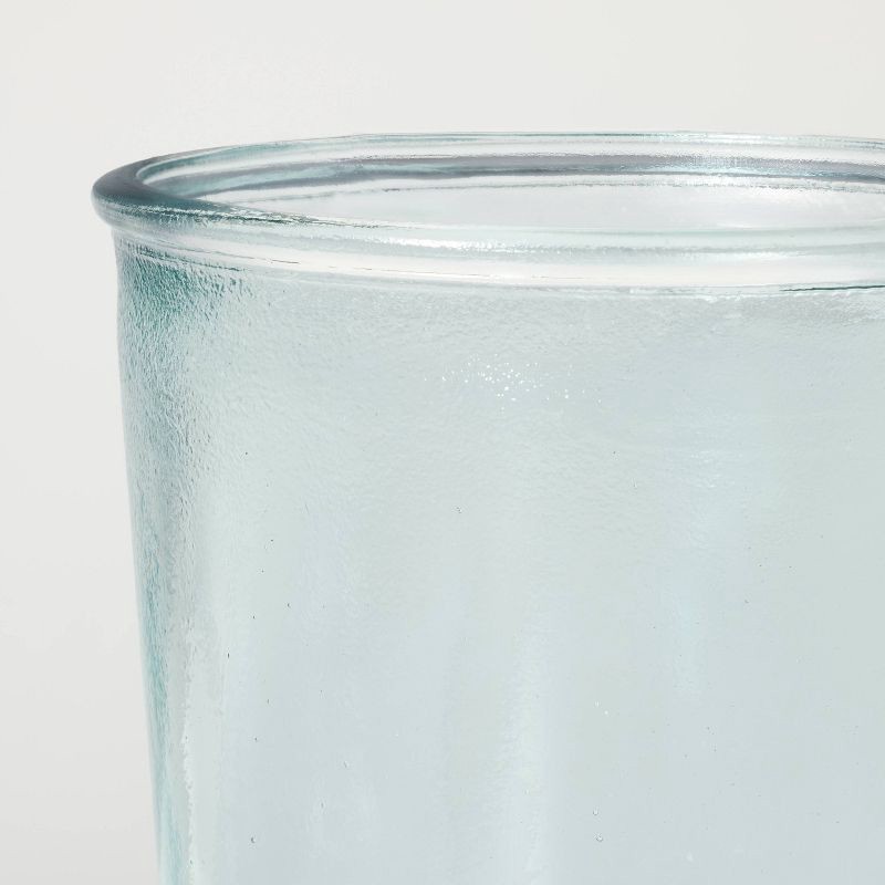 slide 3 of 3, Hearth & Hand with Magnolia 7.44oz Short Recycled Juice Glass Blue - Hearth & Hand™ with Magnolia, 7.44 oz