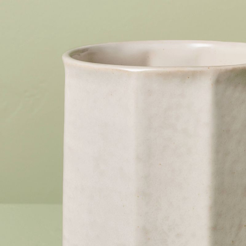 slide 3 of 3, Hearth & Hand with Magnolia Stoneware Utensil Holder Sour Cream - Hearth & Hand™ with Magnolia, 1 ct