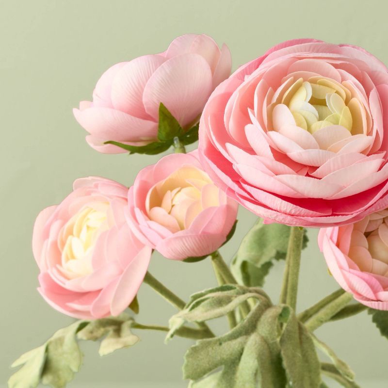 slide 3 of 3, Hearth & Hand with Magnolia 10" Small Ranunculus Artificial Flower Arrangement - Hearth & Hand™ with Magnolia, 1 ct