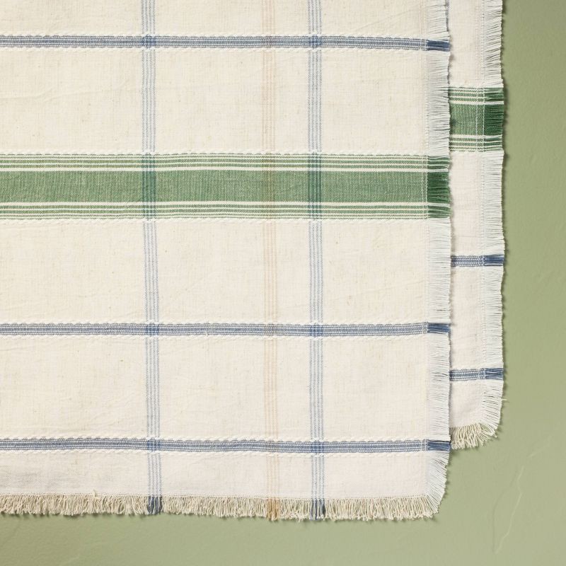 slide 3 of 3, Hearth & Hand with Magnolia Set of 4 Plaid Cloth Napkins - Hearth & Hand™ with Magnolia, 1 ct