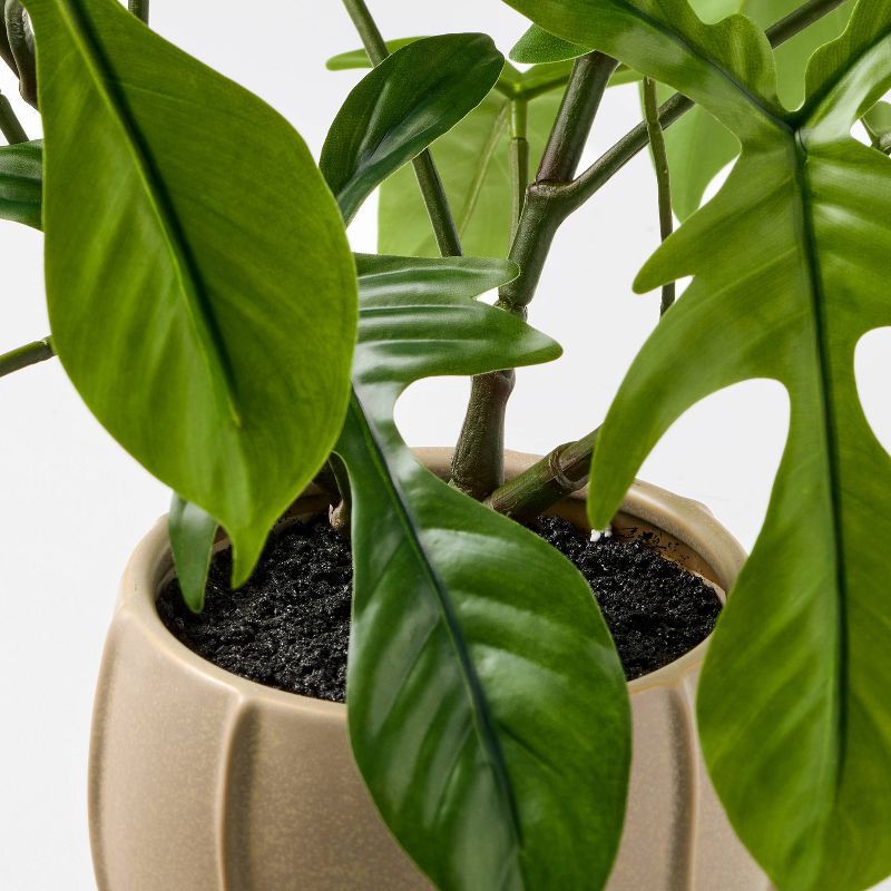 slide 3 of 3, Hearth & Hand with Magnolia Large Philodendron Pedatum Artificial Plant - Hearth & Hand™ with Magnolia, 1 ct