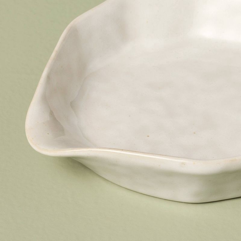 slide 3 of 3, Hearth & Hand with Magnolia Stoneware Spoon Rest Sour Cream - Hearth & Hand™ with Magnolia, 1 ct