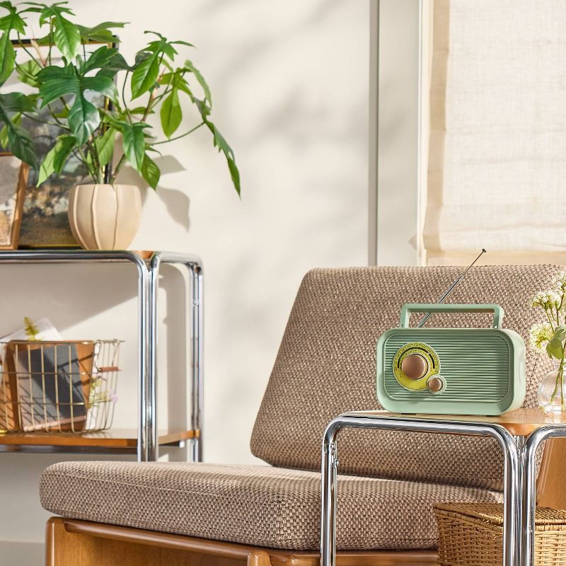 slide 2 of 6, Hearth & Hand with Magnolia Portable Radio Green/Brass - Hearth & Hand™ with Magnolia, 1 ct