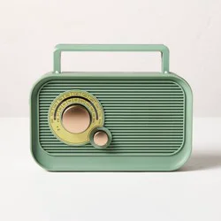 Hearth & Hand with Magnolia Portable Radio Green/Brass - Hearth & Hand™ with Magnolia