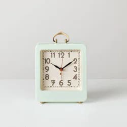Hearth & Hand with Magnolia Mini Analog Table Clock Green - Hearth & Hand™ with Magnolia