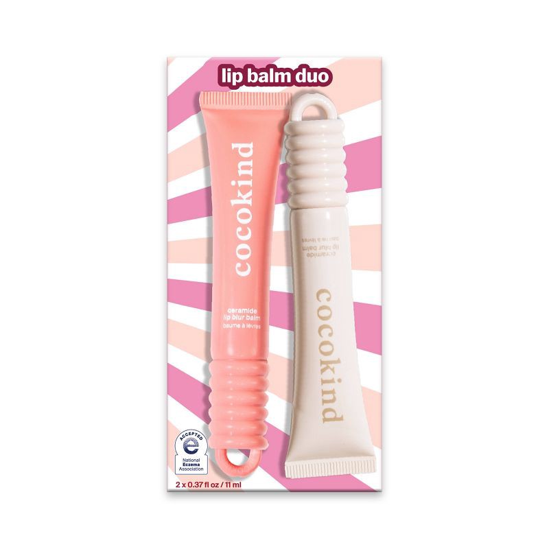 slide 2 of 9, cocokind Lip Blur Balm Duo - Holiday - 0.37 fl oz, 0.37 fl oz