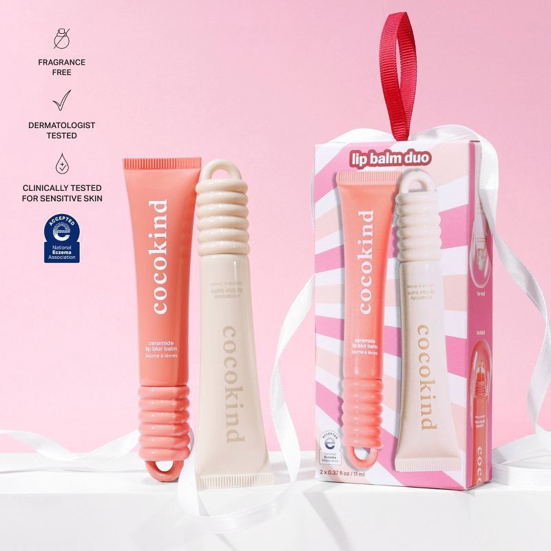 slide 8 of 9, cocokind Lip Blur Balm Duo - Holiday - 0.37 fl oz, 0.37 fl oz