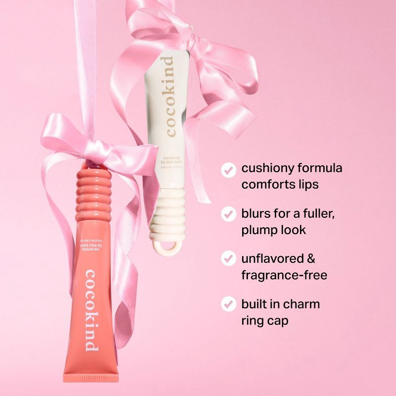 slide 3 of 9, cocokind Lip Blur Balm Duo - Holiday - 0.37 fl oz, 0.37 fl oz