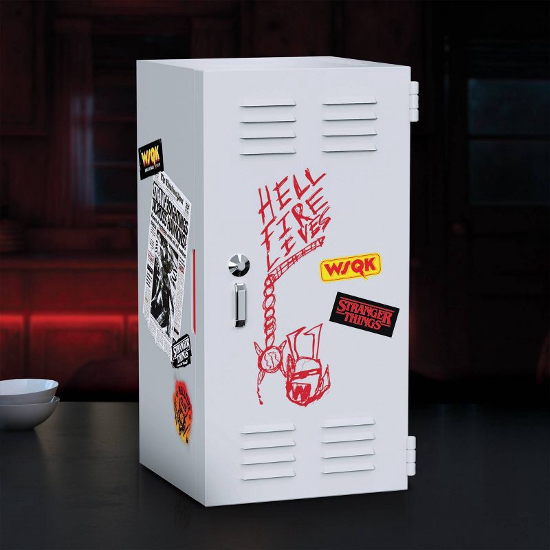 slide 4 of 4, Stranger Things Hellfire Club Locker Mini Fridge, 1 ct