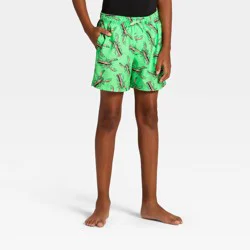 Boys' Swim Shorts - art class™ Vibrant Mint/Pink S