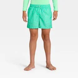 Boys' Swim Shorts - art class™ Aqua Splash M