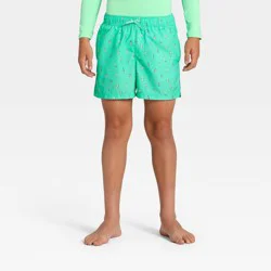 Boys' Swim Shorts - art class™ Aqua Splash L