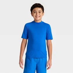 Boys' Rash Guard Top - Cat & Jack™ Blue M