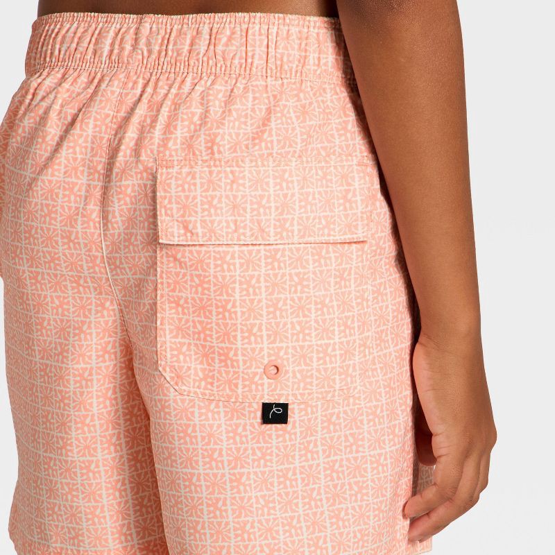 slide 3 of 3, Boys' Swim Shorts - art class™ Pink XS, 1 ct